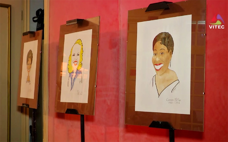 Exposição de Caricaturas "Divas do Jazz" - Terceira Dimensão 228