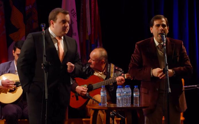 Cantoria na Sala de Espectáculos da Vila Nova - José Eliseu e José Esteves