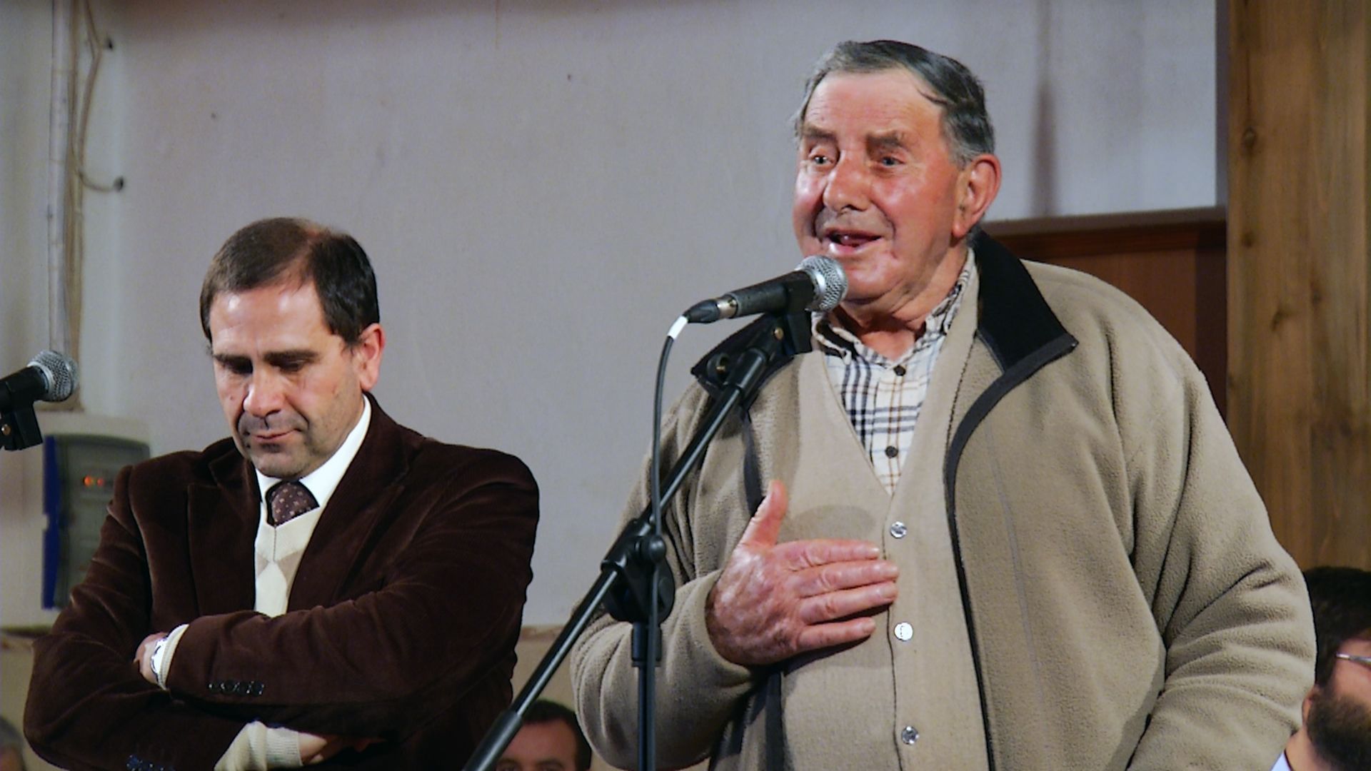 José Eliseu e João Ângelo na Cantoria na Onda Cultural de S. Brás