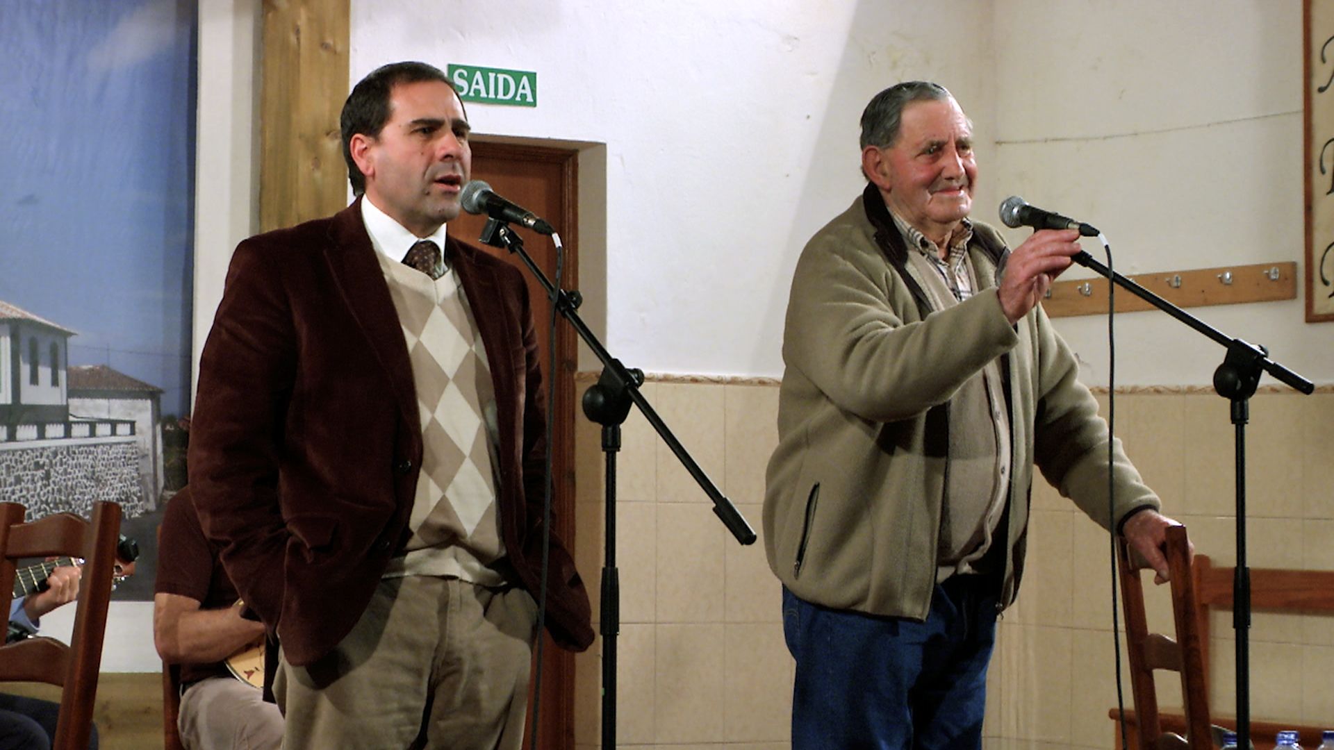 Velhas com José Eliseu e João Ângelo na Onda Cultural de S. Brás