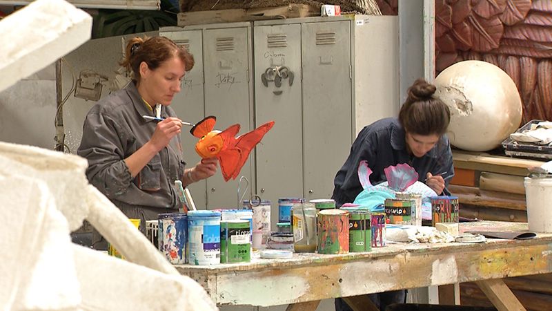 Construção dos carros alegóricos das Sanjoaninas - Terceira Dimensão 557