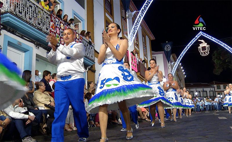 Direto da Marcha Oficial dos 500 anos do Concelho das Lajes das Flores - Sanjoaninas 2016