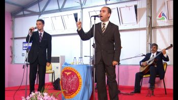 Vasco Daniel Gomes e Bruno Oliveira no Direto da Festa dos Cantadores e Tocadores dos Açores