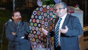 Cantoria com José Eliseu e António Mota na Rua Nova