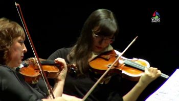 Quarteto de cordas em Serões no Teatro Angrense 1ª parte