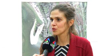 Pintura de Carolina Rocha em exposição - Terceira Dimensão 1062