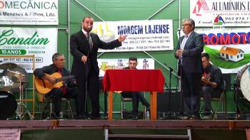 José Esteves e António Mota na Cantoria da Onda Cultural das Lajes