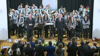 Concerto da Sociedade Recreio Lajense com o fadista António Pinto Basto