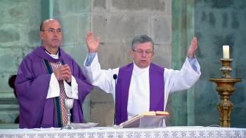 Missa na Sé de Angra, Catedral dos Açores a 17 de Março