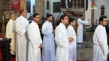 Missa na Sé de Angra Catedral dos Açores a 16 de junho 2019