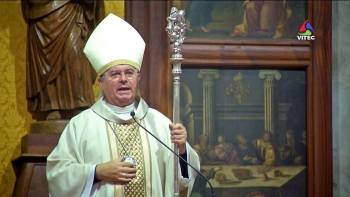 Missa na Sé de Angra, Catedral dos Açores, a 24 de Novembro