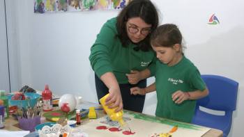 Colorir a primavera do Ursinho - Terceira Dimensão Júnior 3