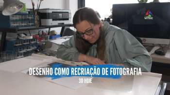 Desenho como recriação perfeita de uma fotografia - Terceira Dimensão 1903