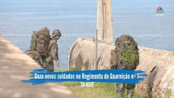 Onze novos soldados no Regimento de Guarnição nº1 - Terceira Dimensão 1944