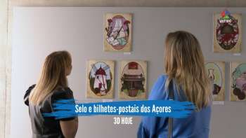 Arte representa os Açores através de um selo e bilhetes-postais - Terceira Dimensão 1952