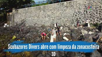 Empresa Scubazores Divers abre com limpeza da zonacosteira – Terceira Dimensão 1988