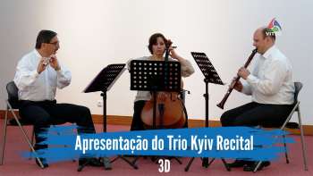 Música clássica com a apresentação do Trio Kyiv Recital – Terceira Dimensão 1991