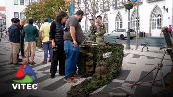 Dia do Exército Português leva a exposição de meios na Praça Velha