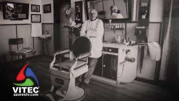 O jorgense Abel Baltazar, o barbeiro/cabeleireiro de 80 anos