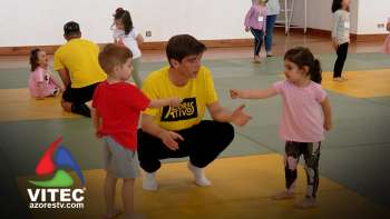 Cerca de 300 crianças do Concelho de Angra do Heroísmo em contacto com o judo no II Encontro da Pré