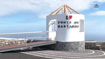 Fonte do Bastardo concretiza miradouro na Serra do Cume em forma de moinho de vento