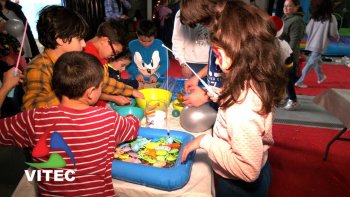 Festa de Natal apenas para os mais novos