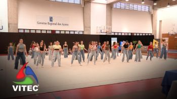 Torneio nacional de ginástica rítmica atrai grandes clubes do continente à Terceira