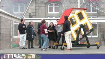 Anúncio da vencedora do Sorteio Angra Prendas Mil 2024