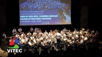 Banda da Força Aérea, Filarmónica do Porto Judeu e Vera Brasil em concerto de aniversário da BA4