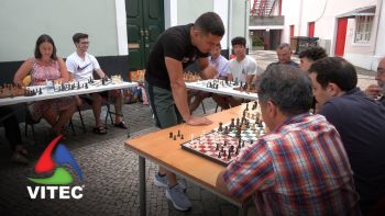 Simultânea de xadrez, nas Sanjoaninas, põe gerações à prova