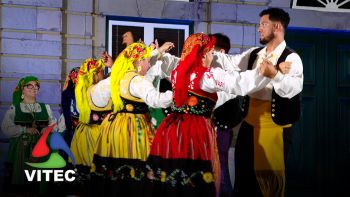 Atuação do Grupo Folclórico "Mar Bravo" da Casa dos Açores de Hilmar nas Sanjoaninas 2025