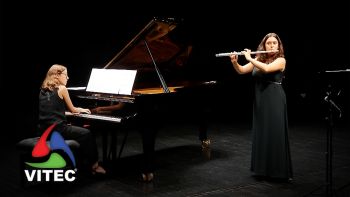 Recital de piano e flauta transversal por Matilde Cardoso e Luana Rocha