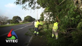 Gabrielle provoca mais de 100 ocorrências; rajada máxima de 185 km/h registada na Terceira