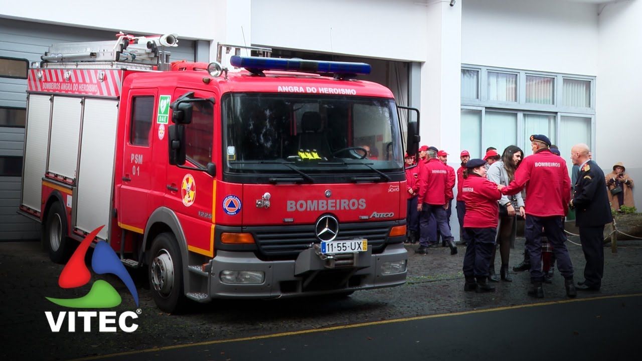 Bombeiros de Angra do Heroísmo recebem auto tanque em dia de aniversário