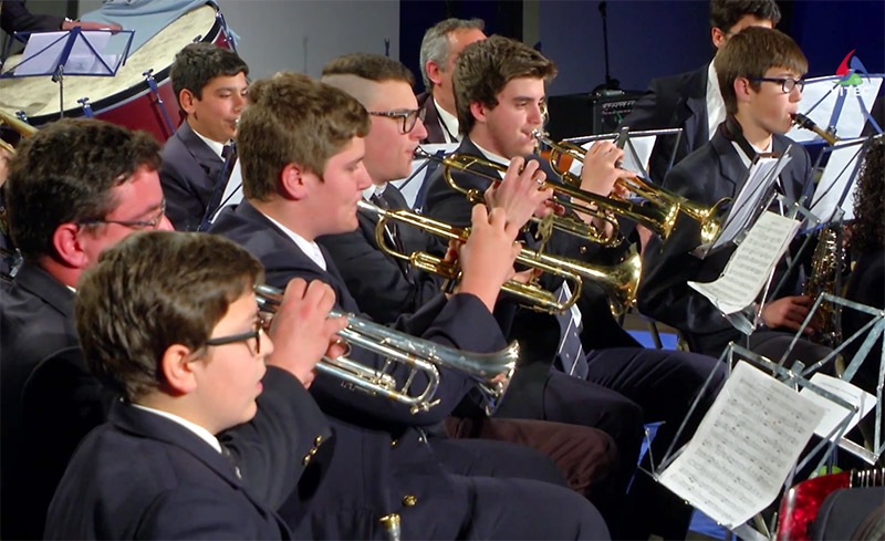 Fanfarra Operária Gago Coutinho e Sacadura Cabral no IV Festival do Porto Judeu